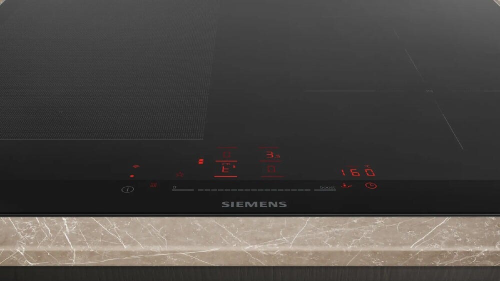 Siemens EX675HEC1E IQ700 Piano cottura a induzione cm 60 - vetroceramica nero