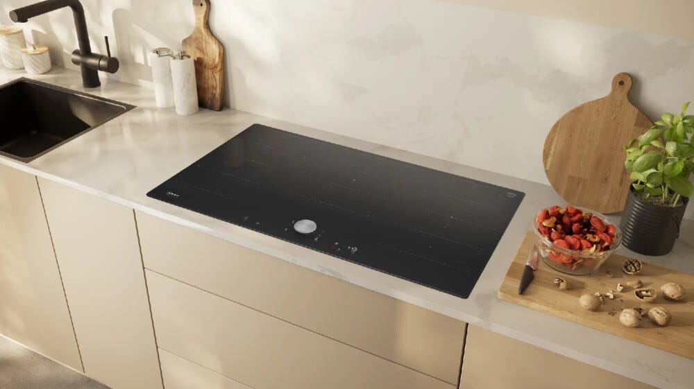 Neff T69PTX4L0 Piano cottura a induzione cm 89 - vetroceramica nero