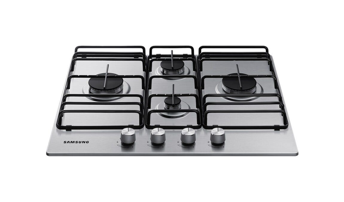 Samsung NA64H3110BS Piano cottura a gas cm. 60 - inox