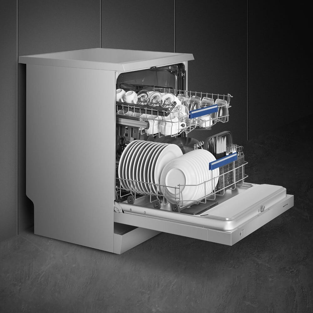 Smeg LVS262DSX Lavastoviglie a libera installazione cm. 60 - 13 coperti - inox antimpronta
