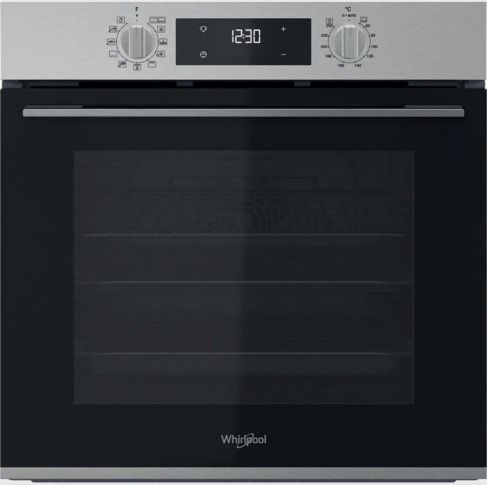 Whirlpool OMK58HR0X Forno elettrico multifunzione cm. 60 - inox/nero