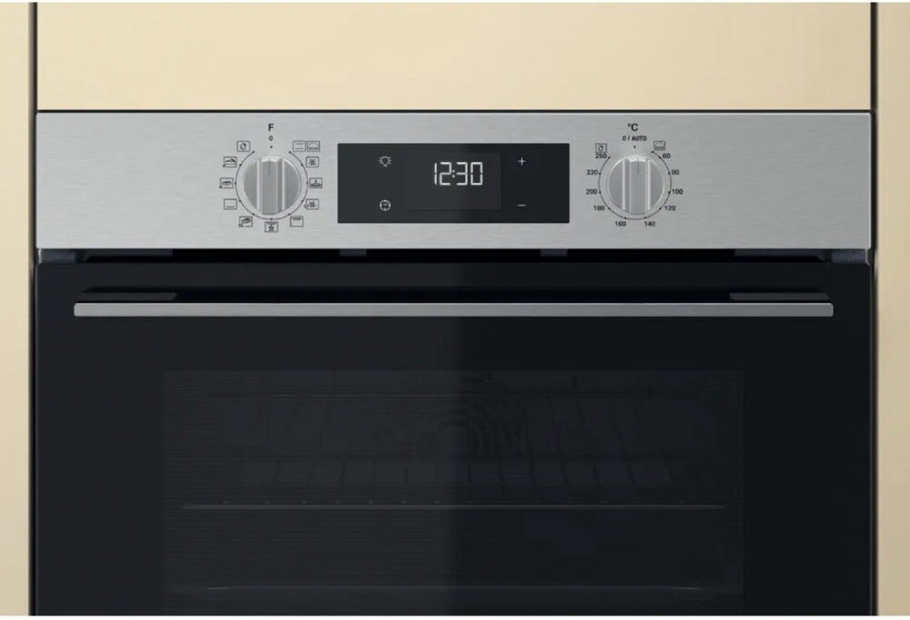 Whirlpool OMK58HR0X Forno elettrico multifunzione cm. 60 - inox/nero