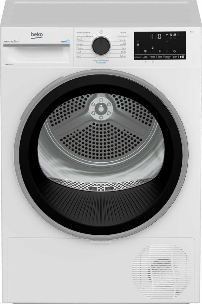 Beko BT3103IS Asciugatrice cm. 60 - capacità 10 kg - bianco