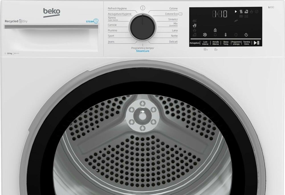 Beko BT3103IS Asciugatrice cm. 60 - capacità 10 kg - bianco