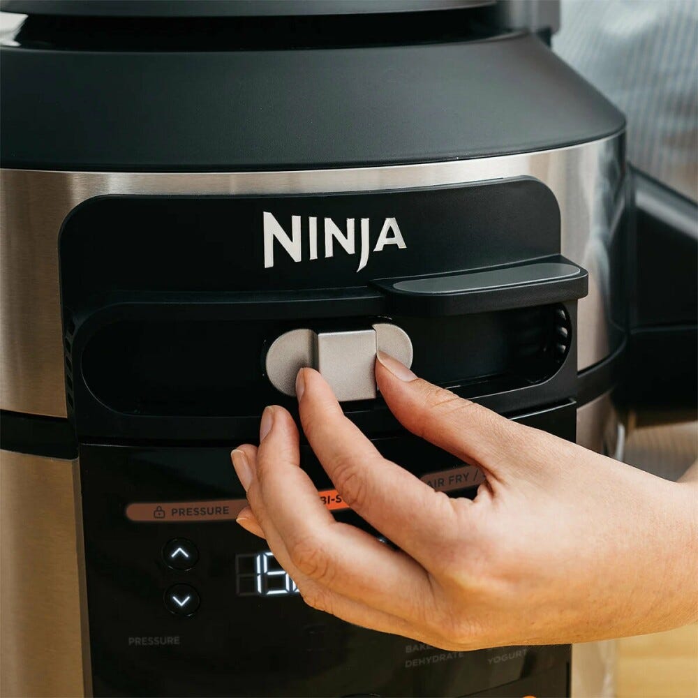Ninja OL550EU SmartLid Robot multifunzione 11 in 1 6 L - nero/argento