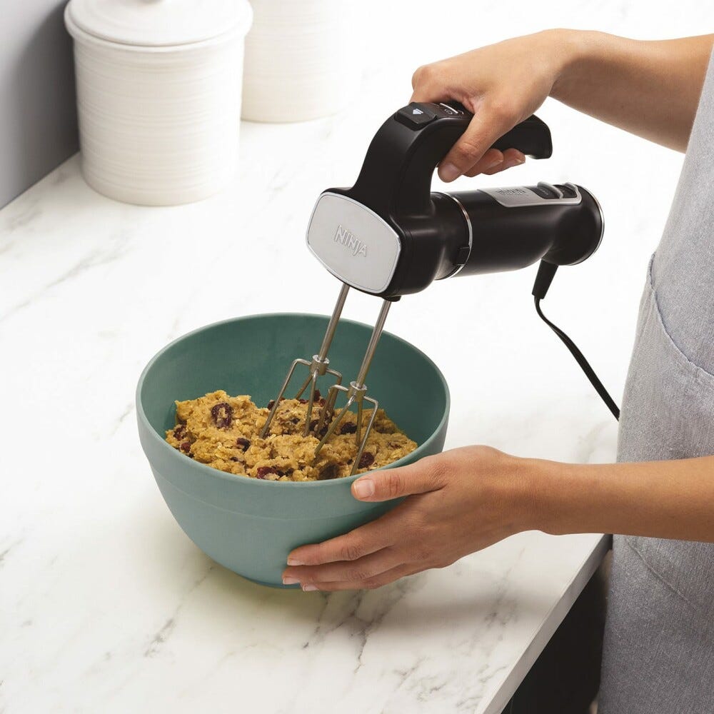 Ninja CI100EU PowerBase Frullatore a immersione 3 in 1 - nero