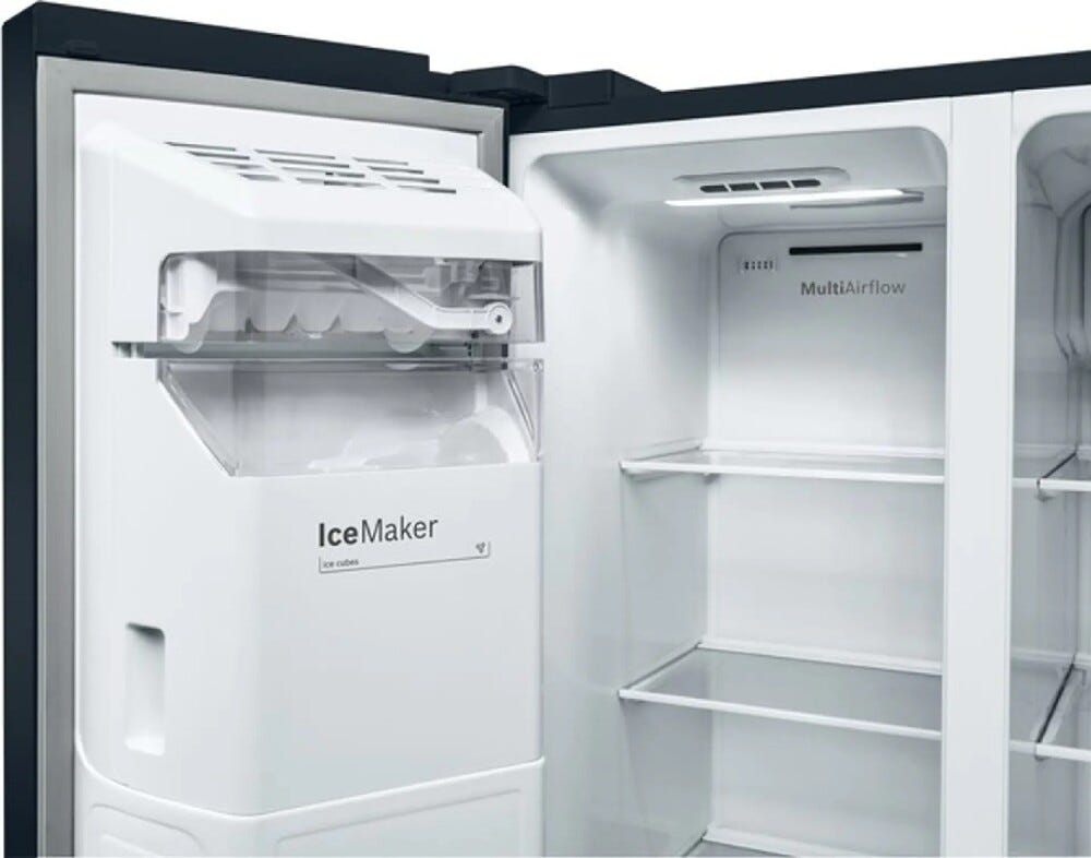 Bosch KAD93ABEP Serie 6 Frigorifero con congelatore side by side - cm. 91 h. 179 - lt. 562 - nero