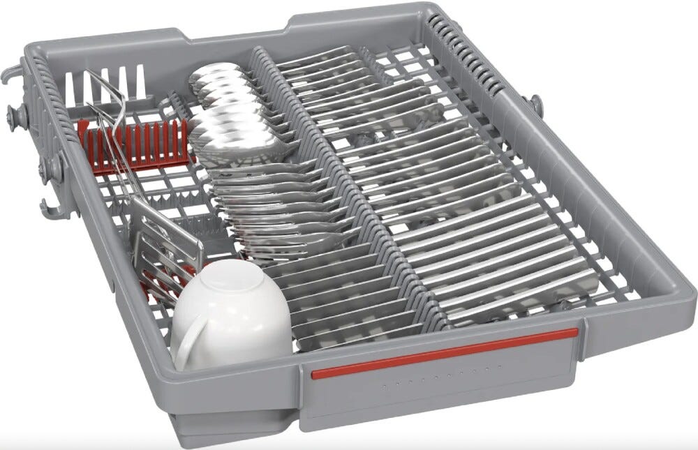 Bosch SPI4HMS49E Lavastoviglie integrata parziale cm. 45 - 10 coperti - frontalino inox