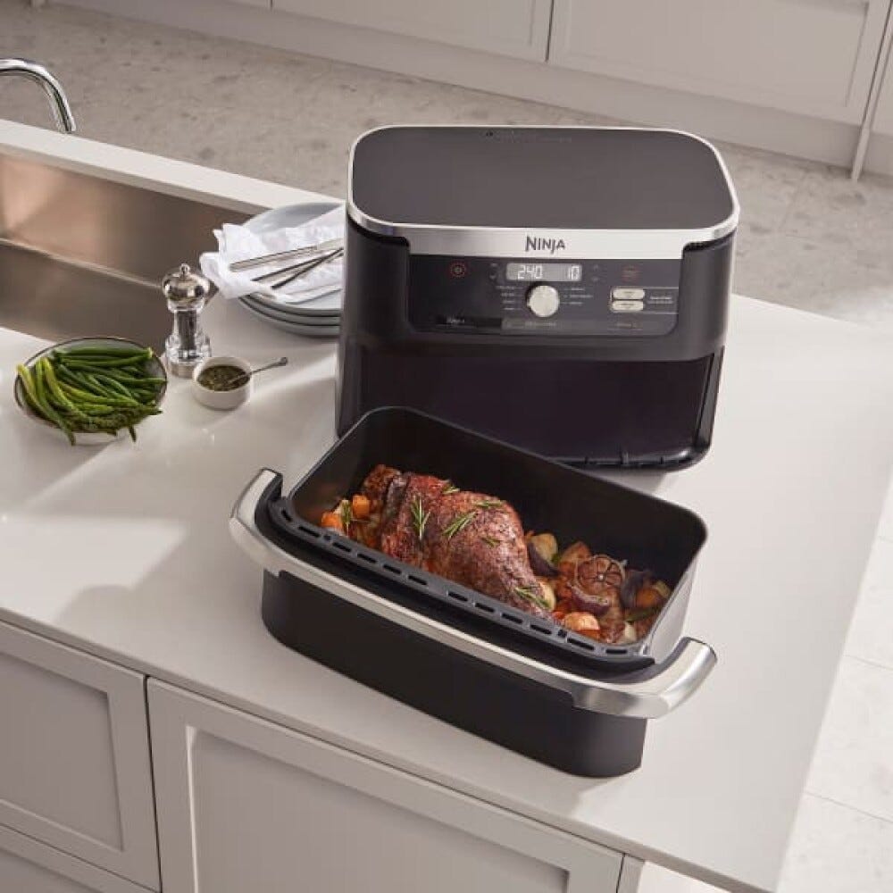 Ninja AF500EU FlexDrawer Friggitrice ad aria doppio cestello 10,4 l - nero