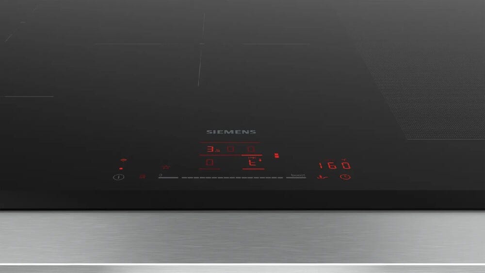 Siemens EX851HVC1E IQ700 Piano cottura a induzione cm. 80 - vetroceramica nero