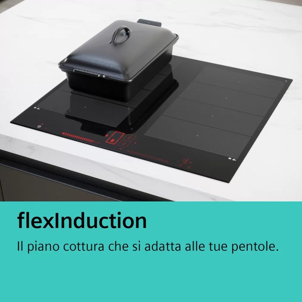 Siemens EX851HVC1E IQ700 Piano cottura a induzione cm. 80 - vetroceramica nero