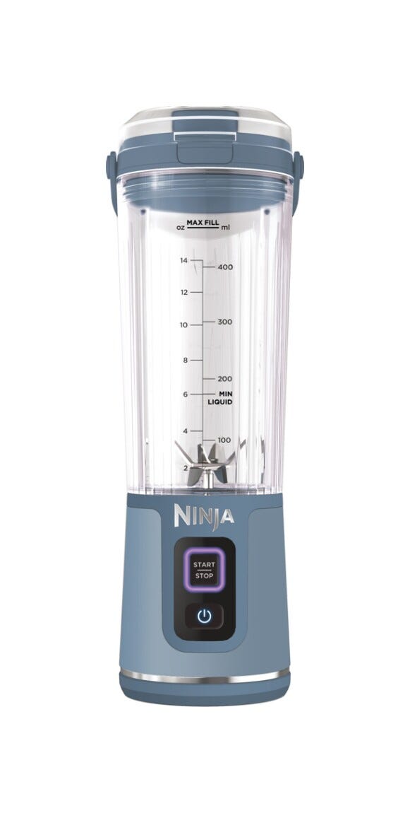 Ninja BC151EUNV Frullatore portatile senza fili 530 ml - blu denim