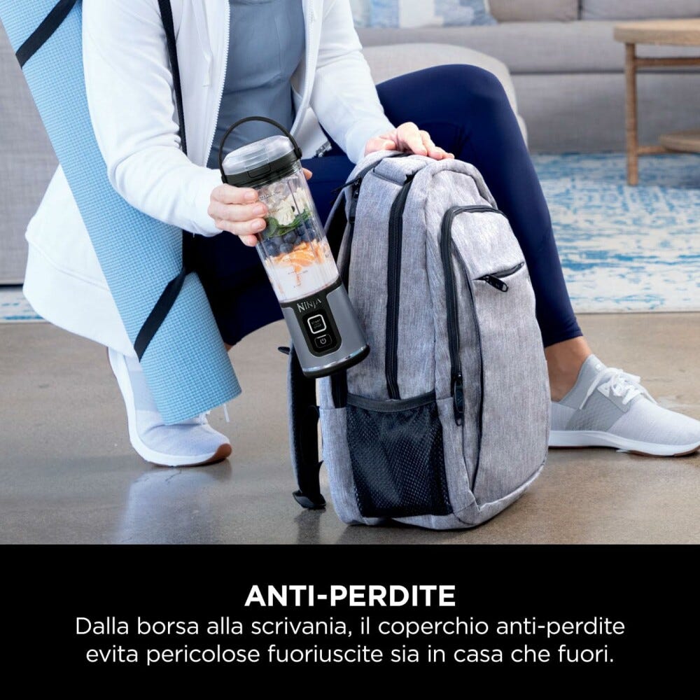 Ninja BC151EUNV Frullatore portatile senza fili 530 ml - blu denim