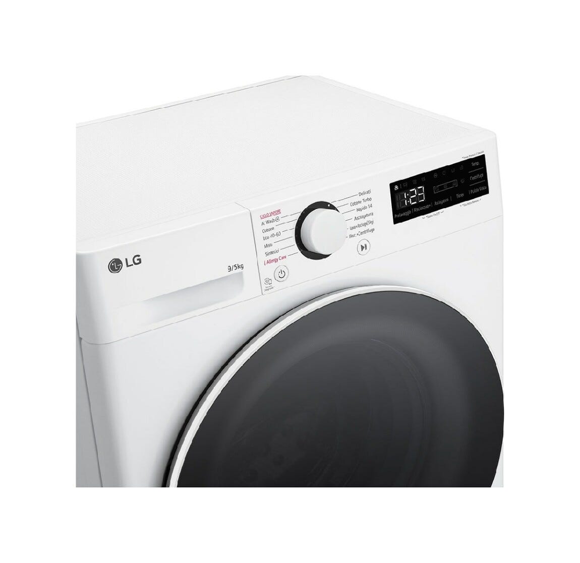 LG D2R5S09TSWW Lavasciuga cm. 60 - lavaggio 9 kg - asciugatura 5 kg - bianco