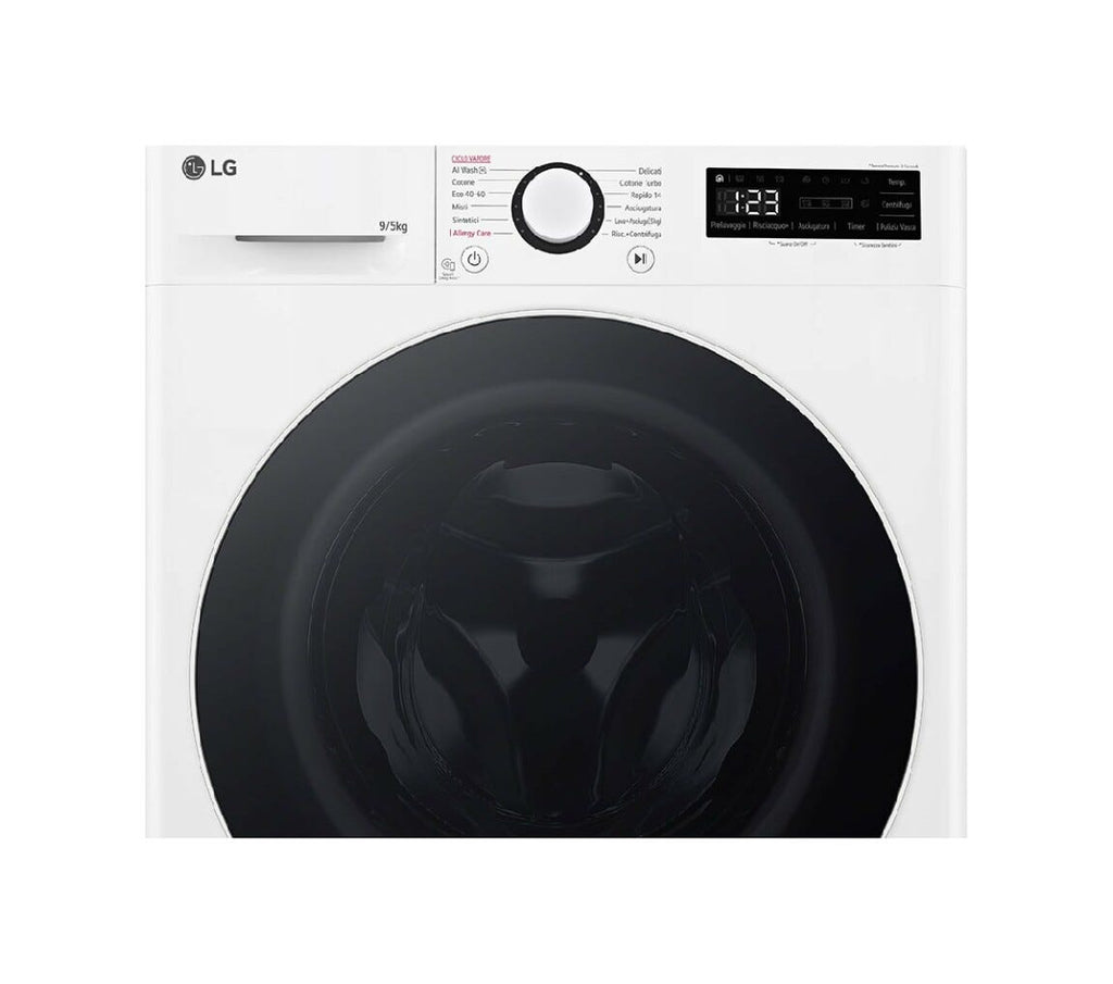 LG D2R5S09TSWW Lavasciuga cm. 60 - lavaggio 9 kg - asciugatura 5 kg - bianco