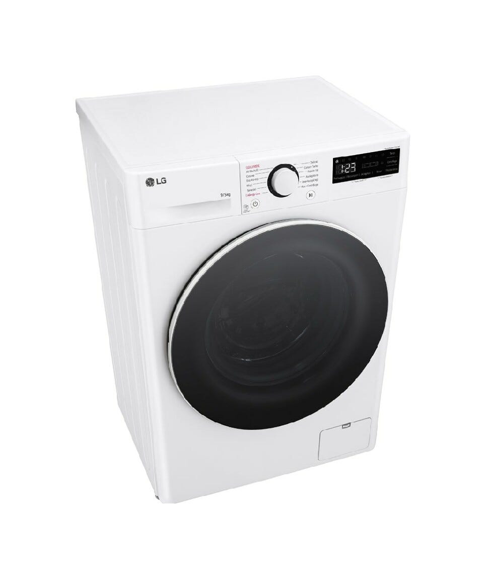 LG D2R5S09TSWW Lavasciuga cm. 60 - lavaggio 9 kg - asciugatura 5 kg - bianco