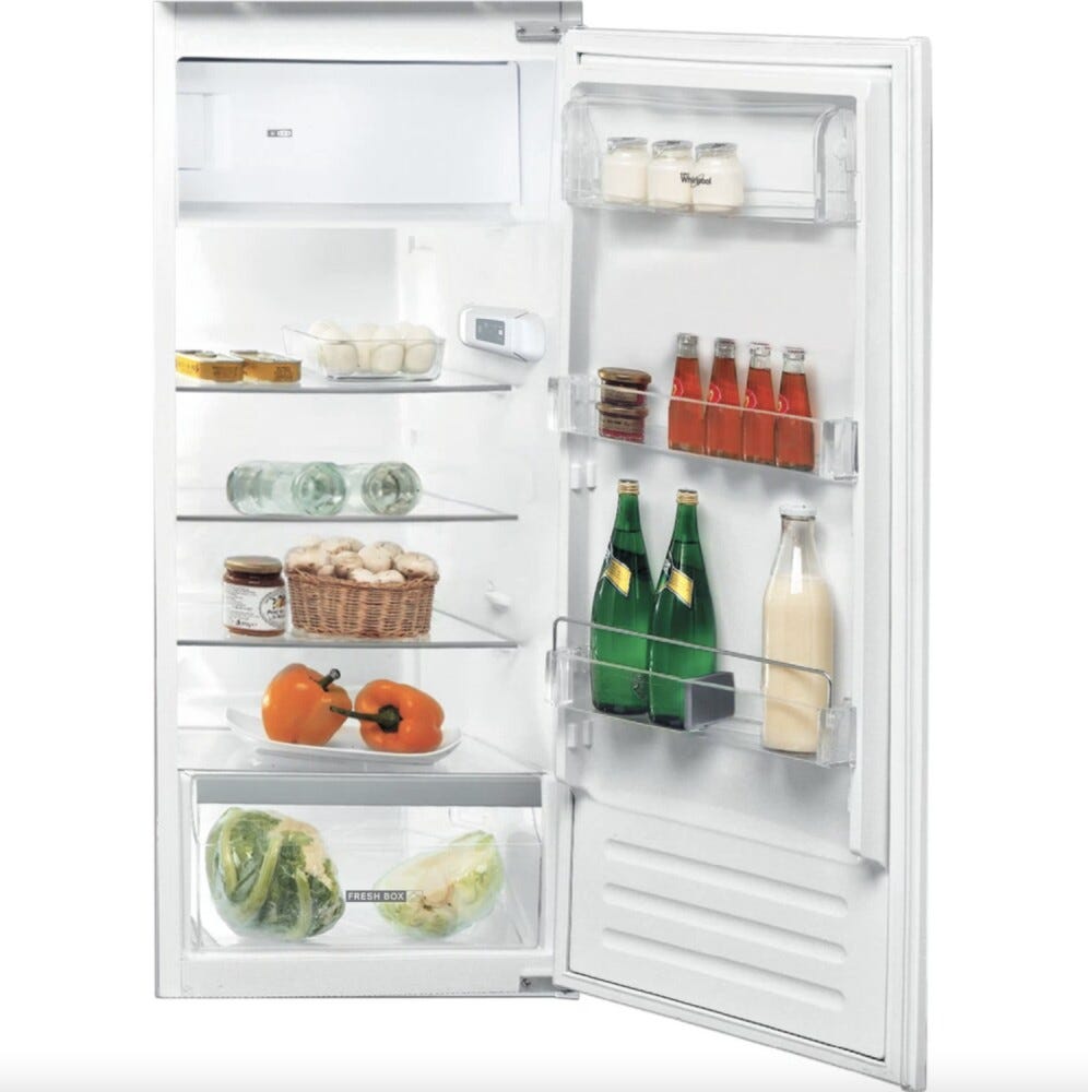 Whirlpool ARG71912 Frigorifero con congelatore da incasso cm. 54 h. 122 - lt. 189