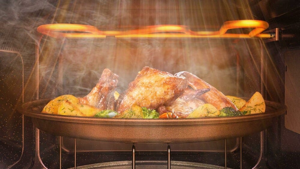 Samsung MG23T5018CW/BA Forno a microonde con grill cm. 49 - bianco