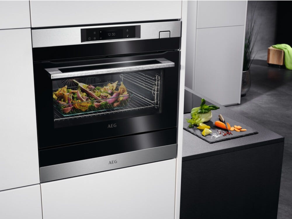 AEG KSK782280M SERIE 8000 STEAMBOOST Forno a vapore cm. 60 - inox antimpronta