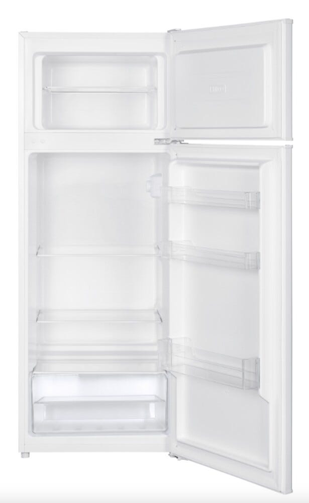 Beko RDSO206K40WN Frigorifero con congelatore a libera installazione cm. 55 h. 143 - lt. 206 - bianco