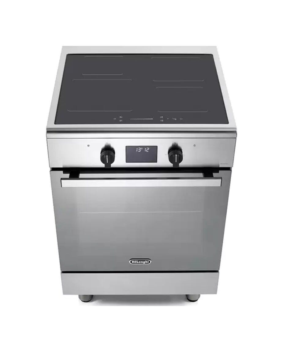 De Longhi DMX 64 INL TC2 Cucina da accosto cm. 60 - 4 zone induzione + 1 forno elettrico - inox