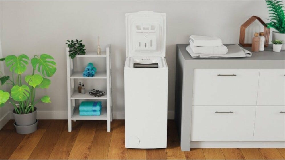 Indesit BTW S60400 SP/N Lavatrice a carica dall'alto cm. 40 - capacità 6 kg - bianco