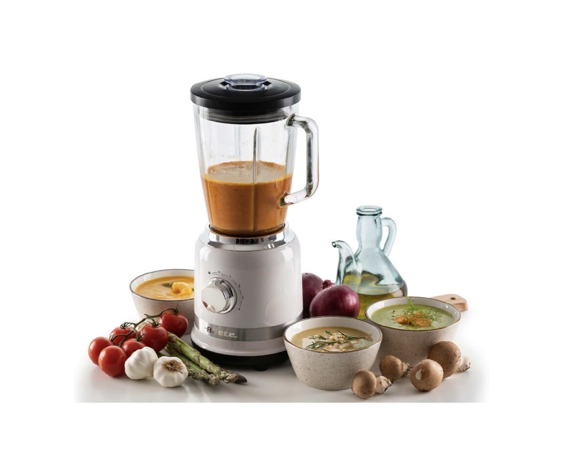 Ariete 0585/01 Moderna Frullatore con tazza in vetro - bianco