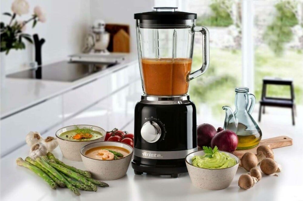Ariete 0585/02 Frullatore con tazza in vetro - nero