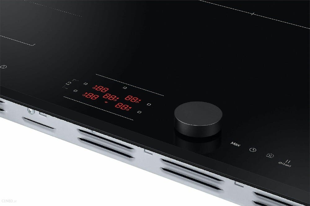 Samsung NZ85C6058GK/U2 Piano cottura a induzione cm. 80 - vetro nero