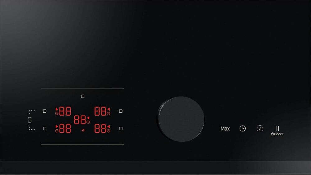 Samsung NZ85C6058GK/U2 Piano cottura a induzione cm. 80 - vetro nero