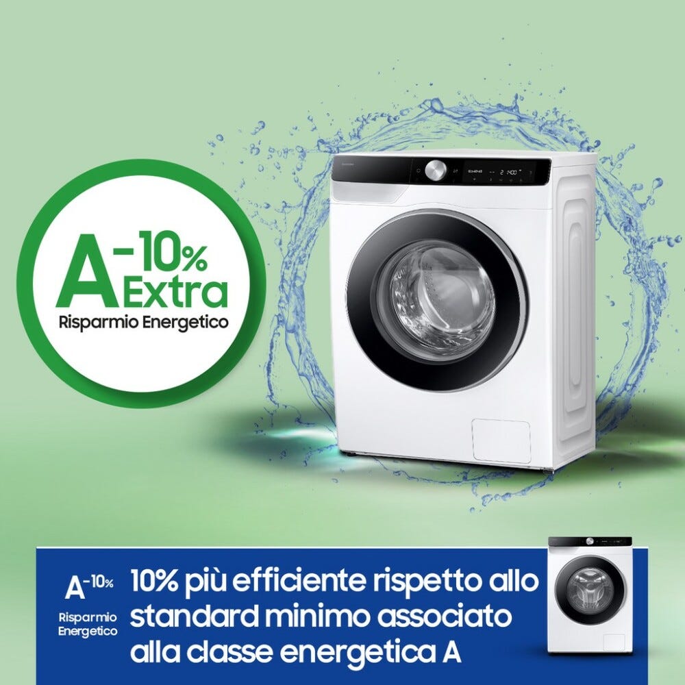 Samsung WW11DG6B85LKU3 AI Control Lavatrice cm. 60 - capacità 11 kg - bianco
