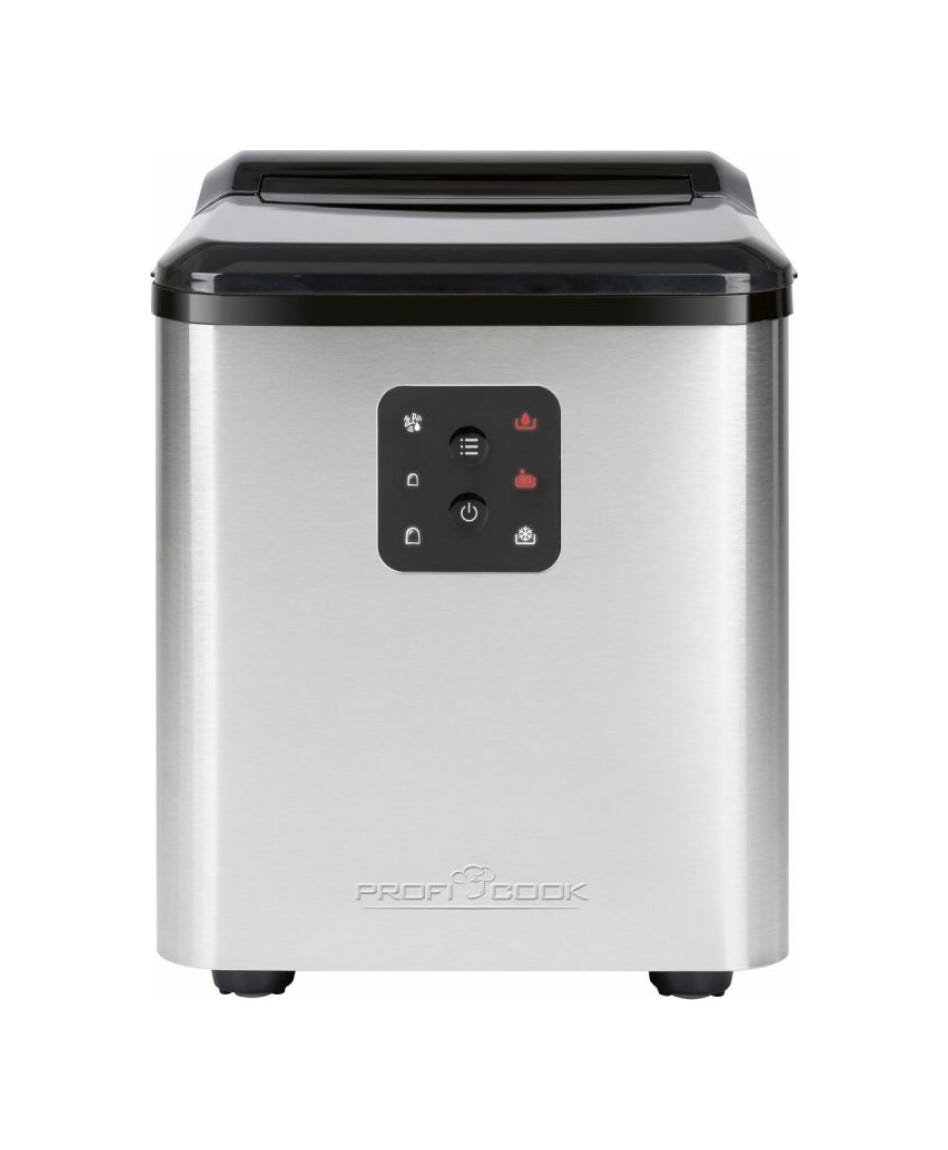 Clatronic PC-EWB 1253 Macchina per il ghiaccio cm. 22 h. 30 - capacità 12 kg - inox