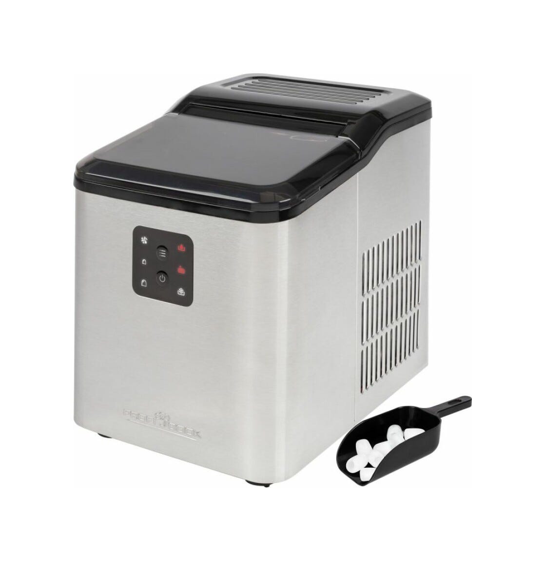 Clatronic PC-EWB 1253 Macchina per il ghiaccio cm. 22 h. 30 - capacità 12 kg - inox