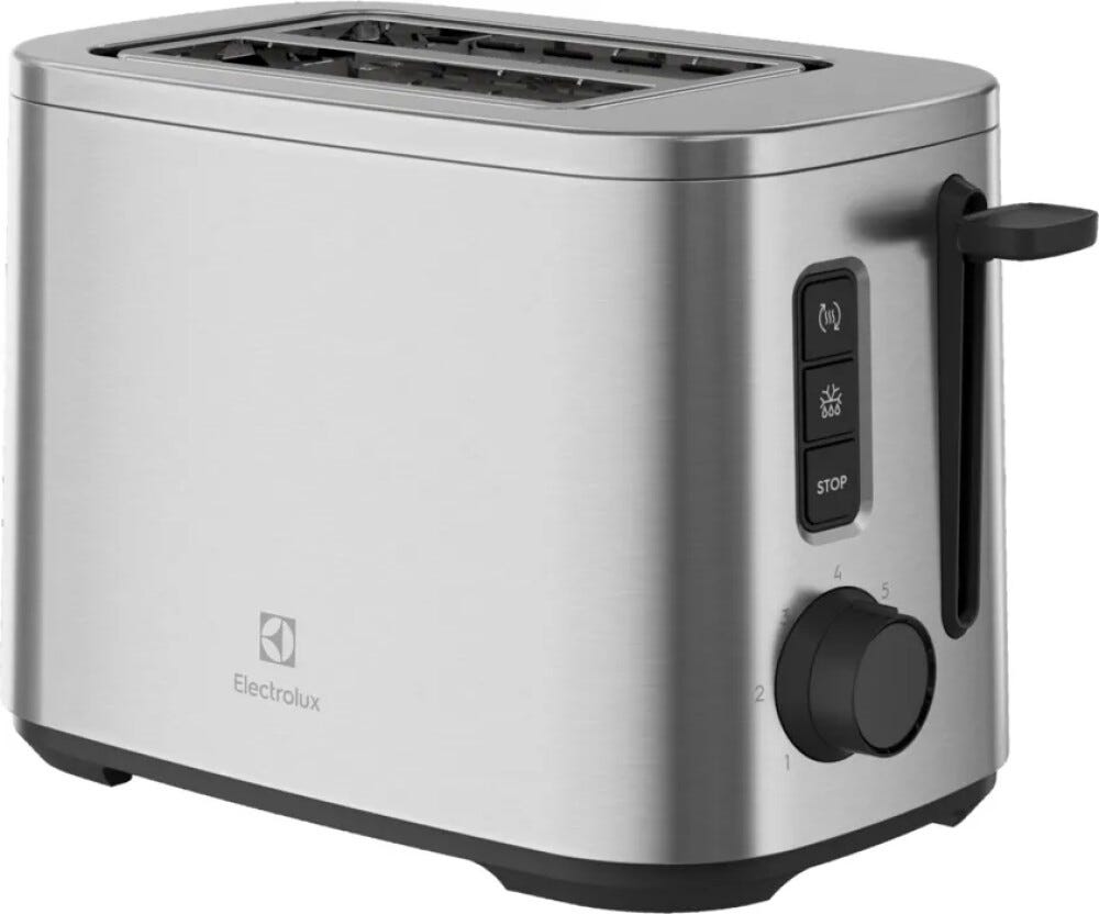 Electrolux E5T1-4ST Tostapane a 2 scomparti - inox