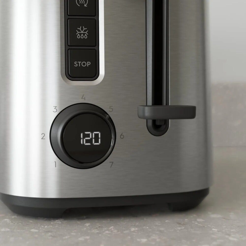 Electrolux E5T1-4ST Tostapane a 2 scomparti - inox