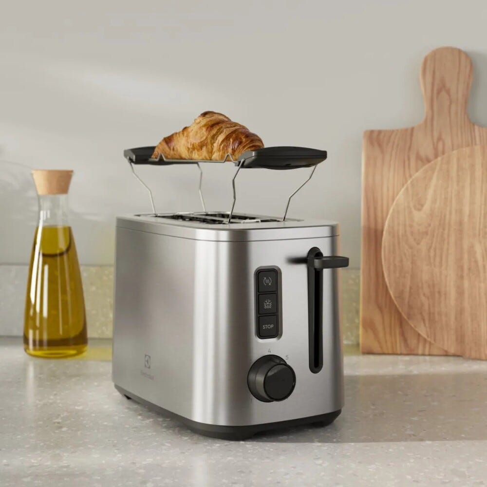 Electrolux E5T1-4ST Tostapane a 2 scomparti - inox