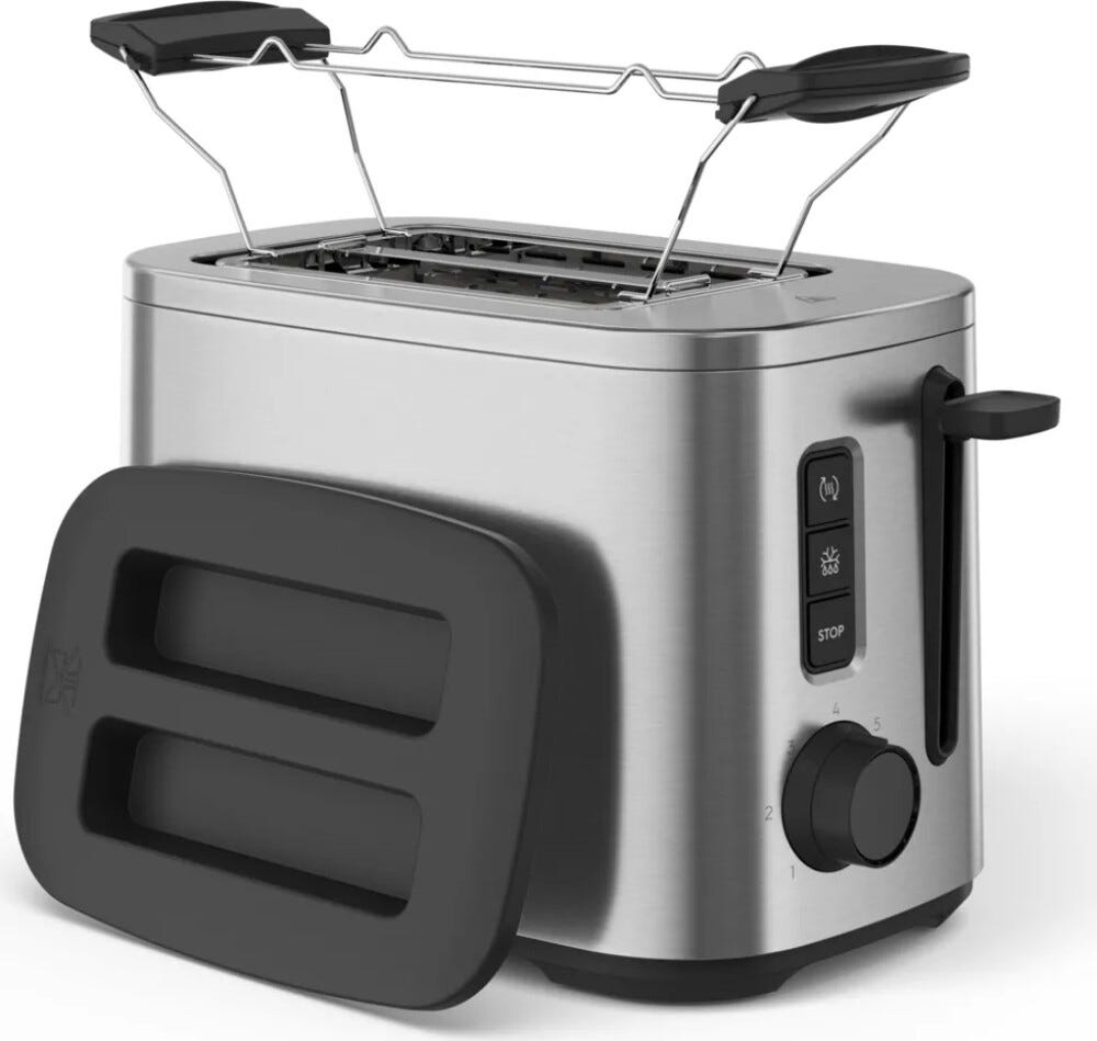 Electrolux E5T1-4ST Tostapane a 2 scomparti - inox