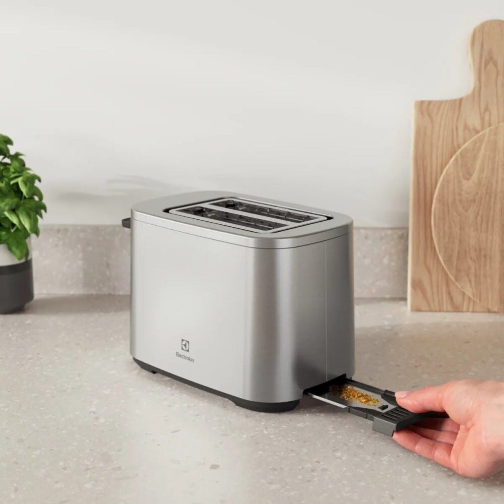 Electrolux E5T1-4ST Tostapane a 2 scomparti - inox