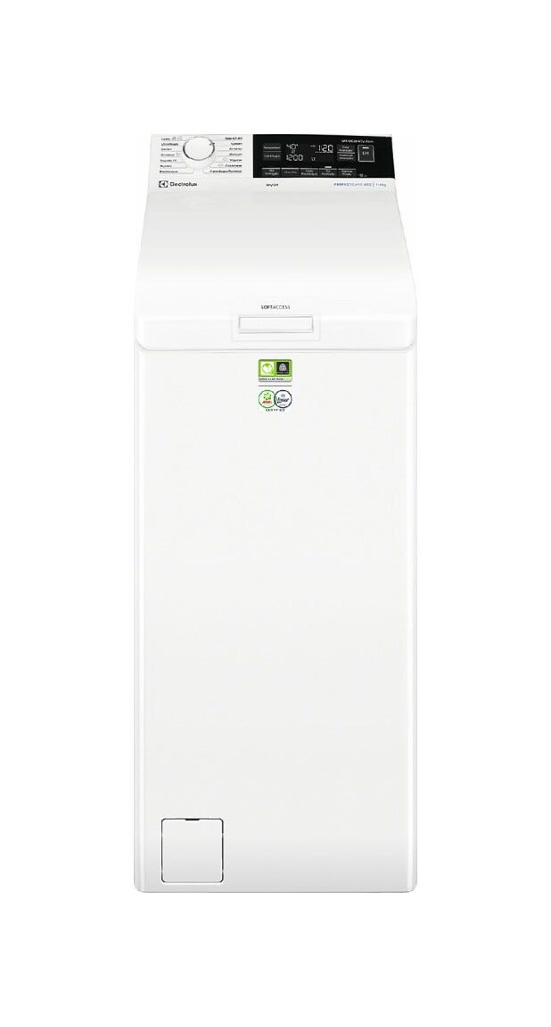Electrolux EW8T363A 800 Lavatrice a carica dall'alto cm. 40 - capacità 6 kg - bianco