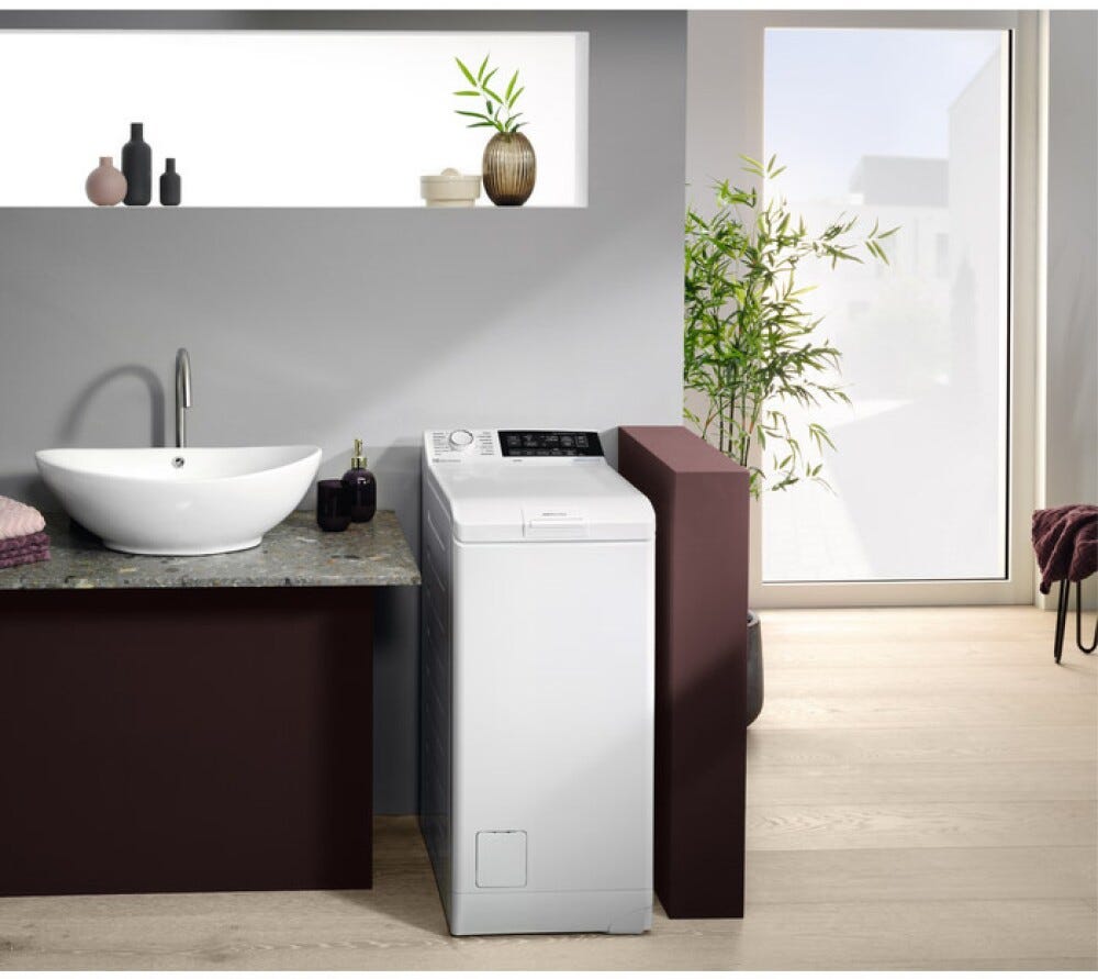 Electrolux EW8T363A 800 Lavatrice a carica dall'alto cm. 40 - capacità 6 kg - bianco