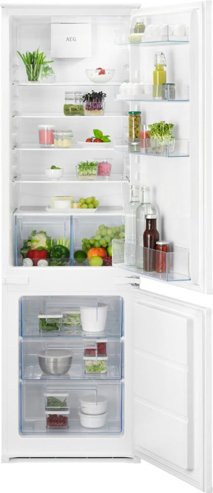 AEG OSC5D181ES 5000 Frigorifero con congelatore da incasso ColdSense, LowFrost, 269 L, classe E