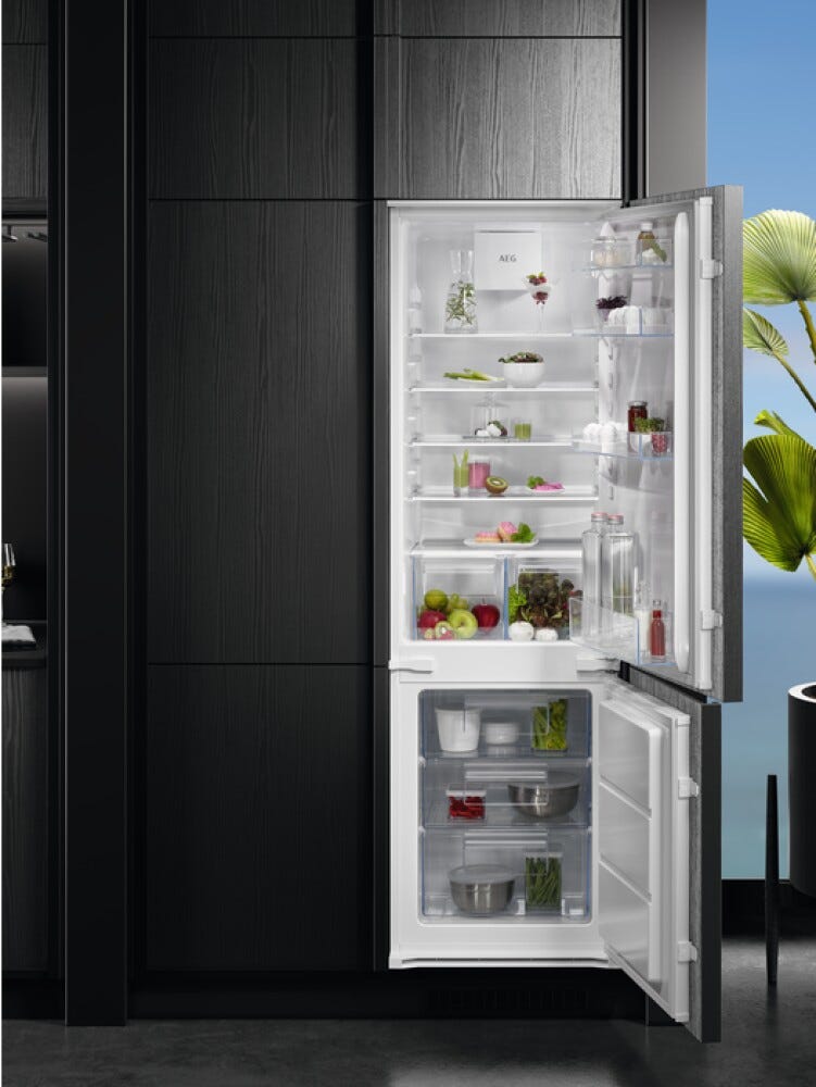 AEG OSC5D181ES 5000 Frigorifero con congelatore da incasso ColdSense, LowFrost, 269 L, classe E