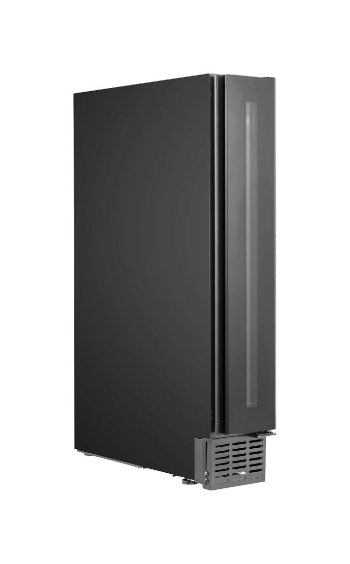 Temptech OX15SRB Oslo Cantina vini da incasso cm. 15 h. 81 - 6 bottiglie - nero