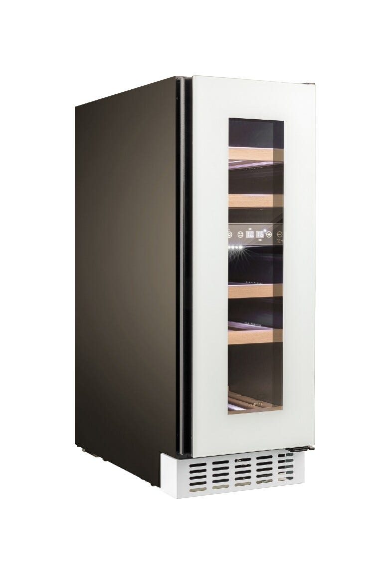 Temptech OX30DRW Oslo Cantina vini da incasso cm. 30 h. 81 - 17 bottiglie - bianco