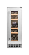 Temptech OX30DX Oslo Cantina vini da incasso cm. 30 h. 81 - 17 bottiglie - inox