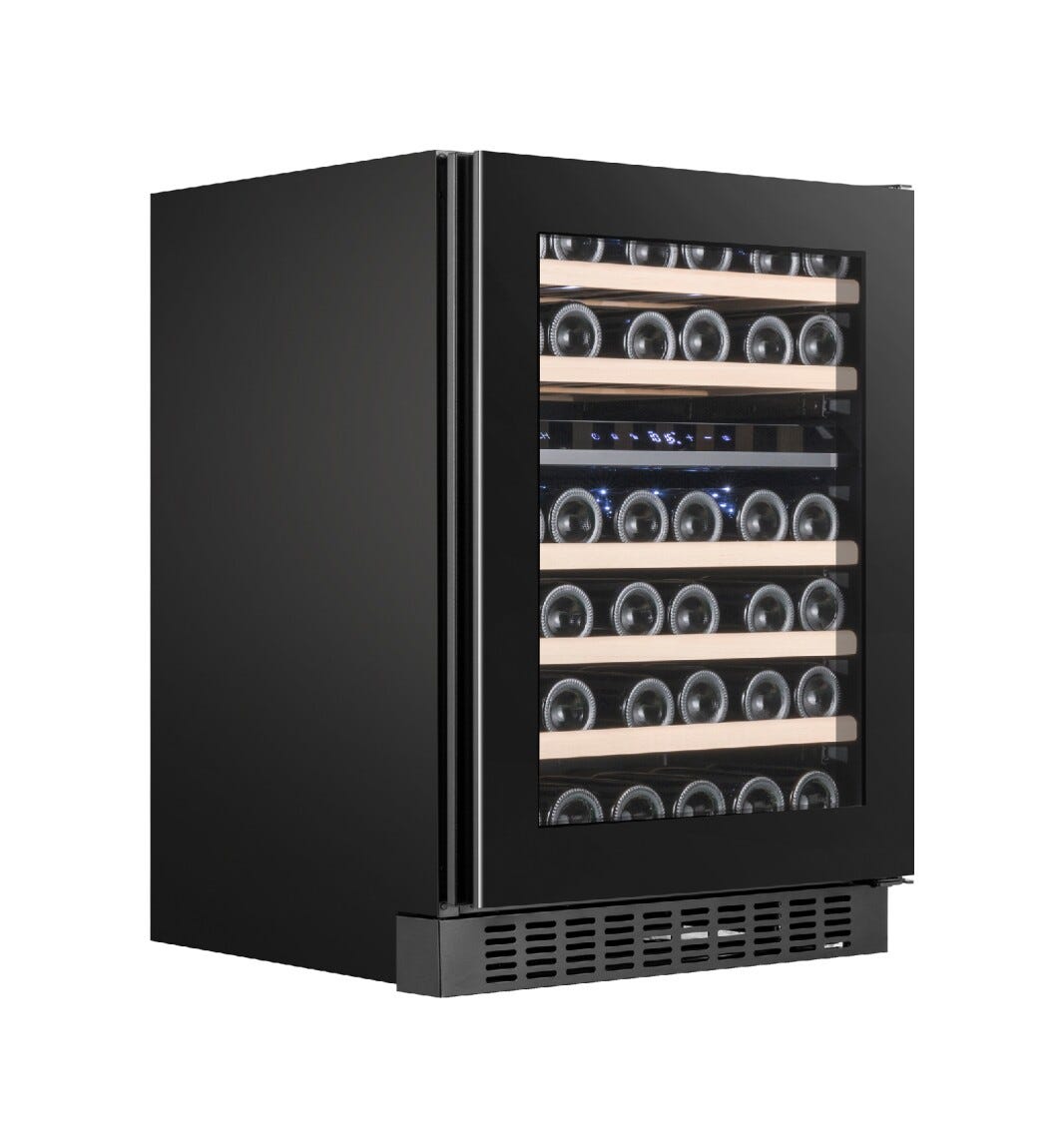 Temptech OX60DRB Oslo Cantina vini da incasso cm. 60 h. 81 - 46 bottiglie - nero