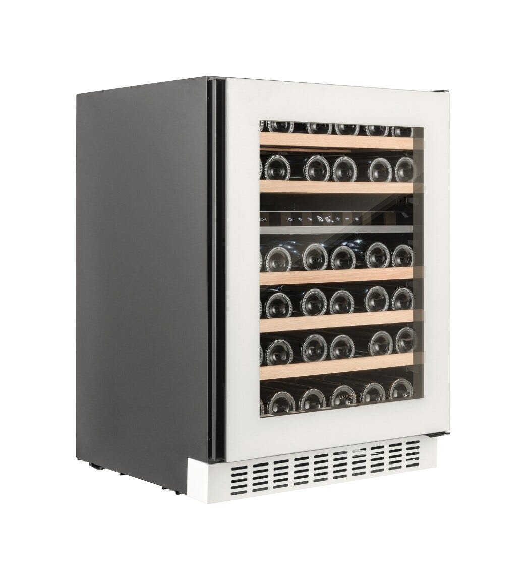 Temptech OX60DRW Oslo Cantina vini da incasso cm. 60 h. 81 - 46 bottiglie - bianco