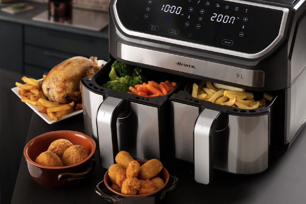 Ariete 4625/00 Friggitrice ad aria 9 lt - nero