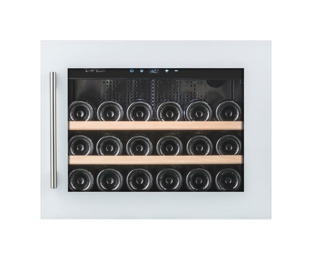 Temptech OZ45SW Oslo Cantina vini da incasso - cm. 60 h. 46 - 18 bottiglie - bianco