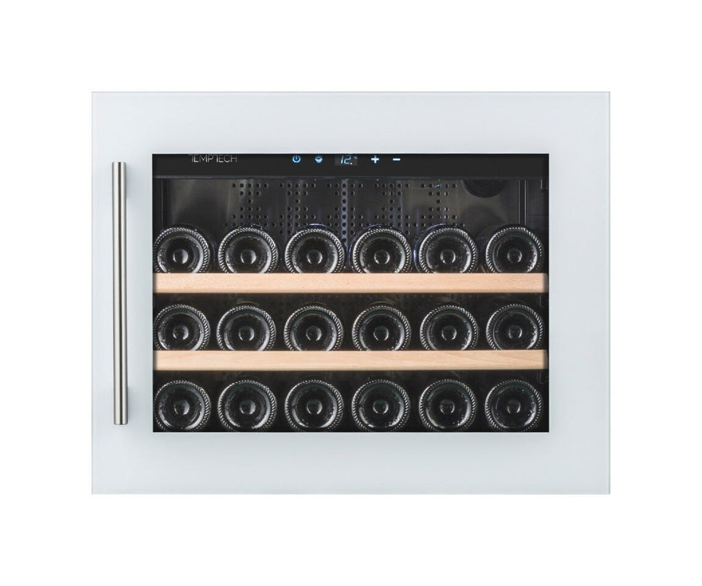 Temptech OZ45SW Oslo Cantina vini da incasso - cm. 60 h. 46 - 18 bottiglie - bianco